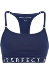 PERFECT MOMENT PERFECT MOMENT WOMAN STRETCH SPORTS BRA NAVY,3074457345620011323