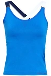 PERFECT MOMENT PERFECT MOMENT WOMAN COLOR-BLOCK STRETCH TANK COBALT BLUE,3074457345620008840