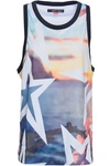 PERFECT MOMENT PERFECT MOMENT WOMAN PRINTED MESH TANK MULTICOLOR,3074457345620096194
