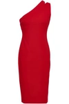 BAILEY44 BAILEY 44 WOMAN ONE-SHOULDER CUTOUT JERSEY DRESS RED,3074457345619980336