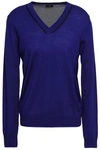 JOSEPH JOSEPH WOMAN MERINO WOOL SWEATER ROYAL BLUE,3074457345619860353