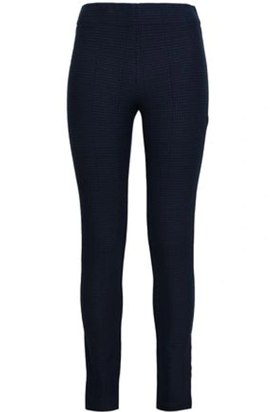 Joseph Woman Gingham Woven Skinny Trousers Navy