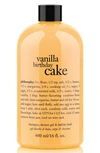 PHILOSOPHY vanilla birthday cake shampoo, shower gel & bubble bath,56000043000
