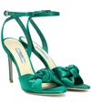 PRADA SATIN SANDALS,P00375651