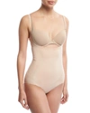 Spanx Oncore Open-bust Bodysuit In Soft Nude