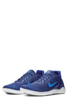 Nike Free Rn 2018 Running Shoe In Blue Void/ Photo Blue/ Indigo