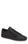 Common Projects 1528 Original Achilles Low Sneakers Shoes In Black Leather