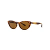 Ray Ban Nina Tortoiseshell G-15 Cat-eye Sunglasses In Brown