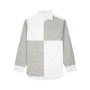 JW ANDERSON Off-white panelled cotton shirt