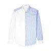 JW ANDERSON WHITE PANELLED COTTON SHIRT