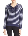 MARC NEW YORK PERFORMANCE STRIPE LACE-UP HOODIE,MN9T9929