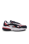 Puma Thunder Rive Dr Glacier Sneakers In Glacier Gray & Barbados Cherry