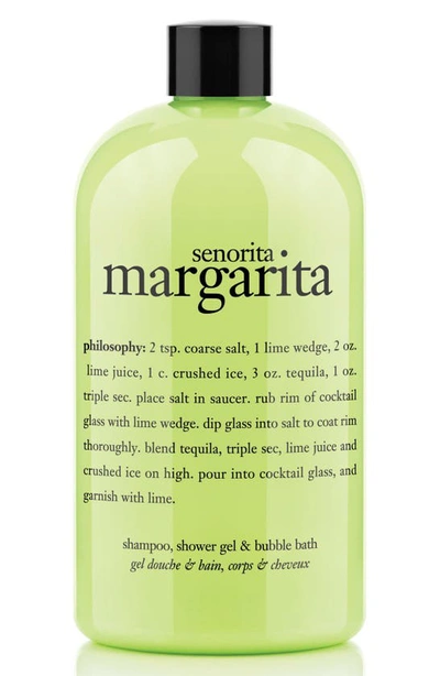 Philosophy Senorita Margarita Ultra Rich 3-in-1 Shampoo, Shower Gel And Bubble Bath, 16 oz In No Colour