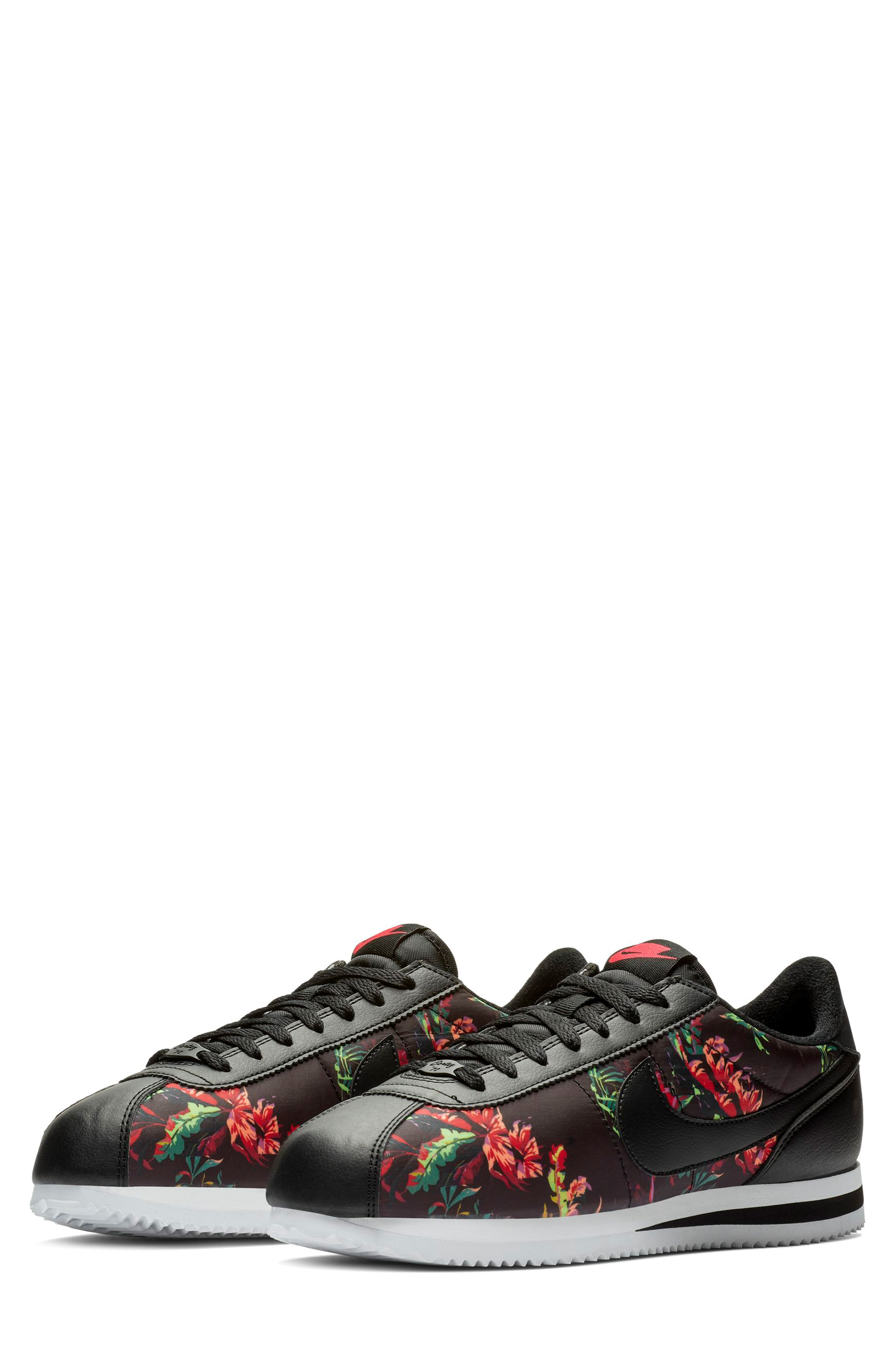 men's nike cortez basic floral casual shoes