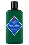 Jack Black Unisex Double-header Shampoo + Conditioner 16 oz Hair Care 682223040867