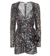 ATTICO PAT SEQUINED MINIDRESS,P00373526