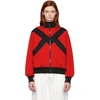 Givenchy Contrast Panel Zipped Jacket In 606 Red