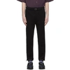 PRADA Black Technical Cotton Trousers