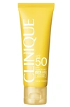 CLINIQUE SUN BROAD SPECTRUM SPF 50 FACE CREAM SUNSCREEN,6NH701