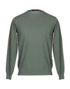 JEORDIE'S JEORDIE'S MAN SWEATER MILITARY GREEN SIZE S COTTON,39911574JH 4