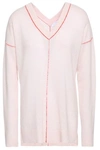 DUFFY DUFFY WOMAN CASHMERE SWEATER BABY PINK,3074457345619963916