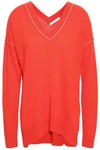DUFFY DUFFY WOMAN CASHMERE SWEATER CORAL,3074457345620228588