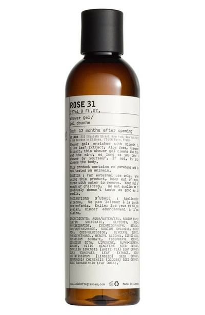 Le Labo Rose 31 Shower Gel, 237ml - One Size In Size 6.8-8.5 Oz.