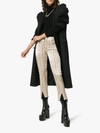 ANN DEMEULEMEESTER ANN DEMEULEMEESTER STRIPED CROPPED TROUSERS,19011400P18000513249603