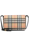 BURBERRY HAMPSHIRE LEATHER CROSSBODY BAG,P00366345