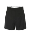 STELLA MCCARTNEY 羊毛斜纹布短裤,P00367251