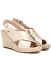 STUART WEITZMAN PARIS LEATHER WEDGE ESPADRILLES,P00365759