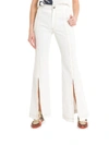 CHLOÉ FLARED JEANS WITH SLITS,10794454