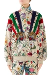 GUCCI CHATEAU MARMONT FLORAL PRINT TRACK JACKET,546395XJAD6