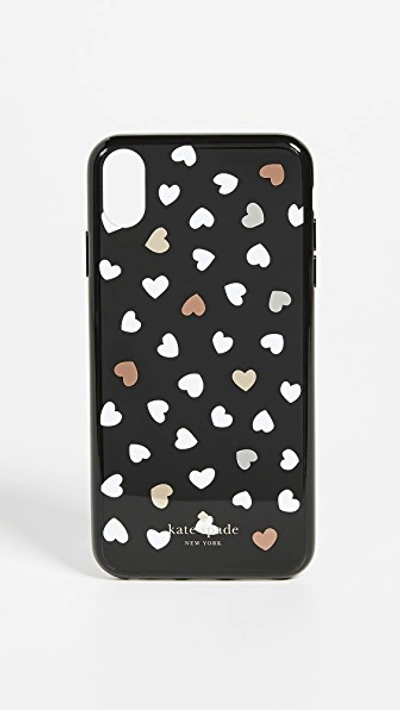 Kate Spade Heartbeat Iphone Xs Max Case In Black/white