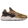 NIKE MEN'S AIR HUARACHE RUN CASUAL SHOES, BROWN - SIZE 10.0,2427078