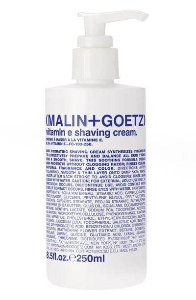 Malin + Goetz Malin+goetz Vitamin E Shave Cream Pump 8 Oz. In Colorless