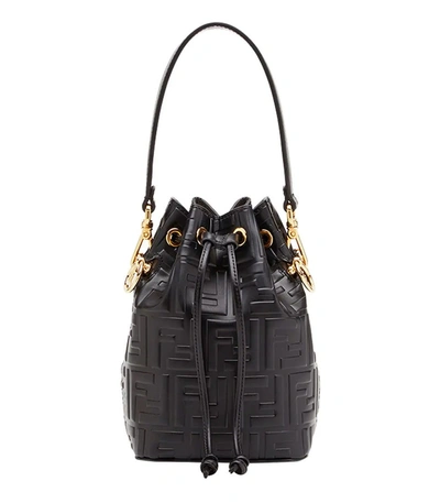 Fendi Black Mon Tresor Mini Leather Bag