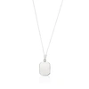 Lily & Roo Sterling Silver Small Square Locket Necklace
