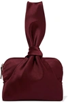 THE ROW WRISTLET KNOTTED SATIN CLUTCH