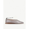 JIL SANDER TRIP SLIP LEATHER FLATS