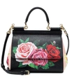 DOLCE & GABBANA Sicily Small leather shoulder bag,P00370930