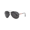 PRADA LINEA ROSSA BLACK AVIATOR-STYLE SUNGLASSES,3380839