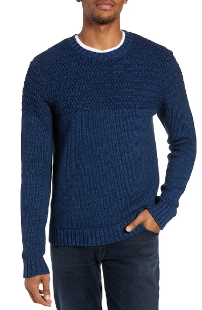 Todd Snyder Slim-fit Cotton-blend Sweater In Blue