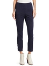 RAG & BONE Simone Pinstripe Snap-Cuff Trousers