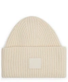 ACNE STUDIOS PANSY FACE WOOL BEANIE HAT