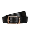 MONTBLANC REVERSIBLE SQUARE BUCKLE LEATHER BELT,14993723