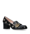 GUCCI LEATHER MARMONT EMBROIDERED PUMPS 55,14857857