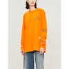 HERON PRESTON X CARHARTT LOGO-PRINT COTTON-JERSEY TOP