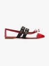 MIU MIU BALLERINAS MIT SCHNALLEN,5F366CF0053R0413249576