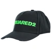 Dsquared2 Adjustable Men's Cotton Hat Baseball Cap In Black
